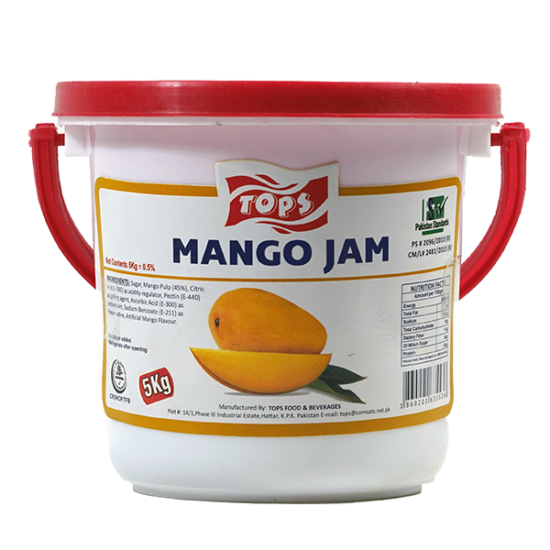Tops Mango jam (Bucket 5-KG)