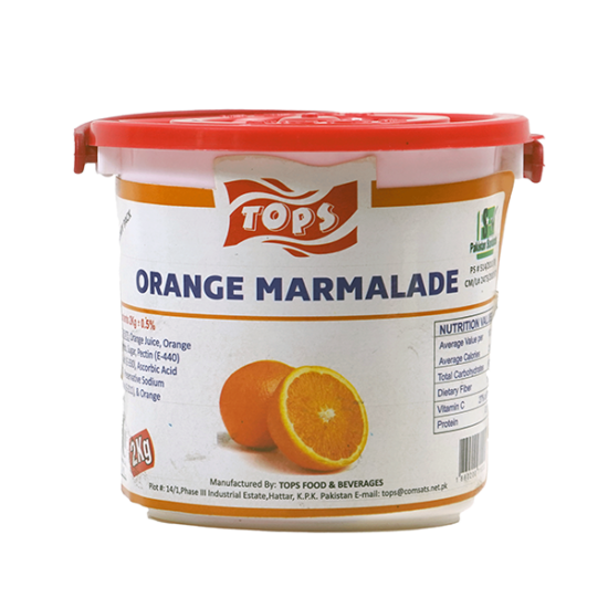 Tops Orange Marmlade (Bucket 2-KG)